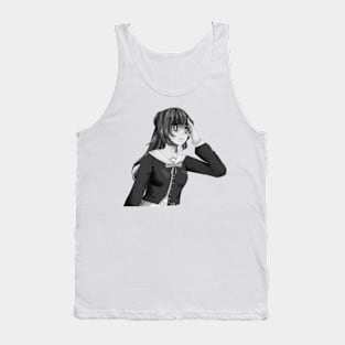 black and white girl Tank Top